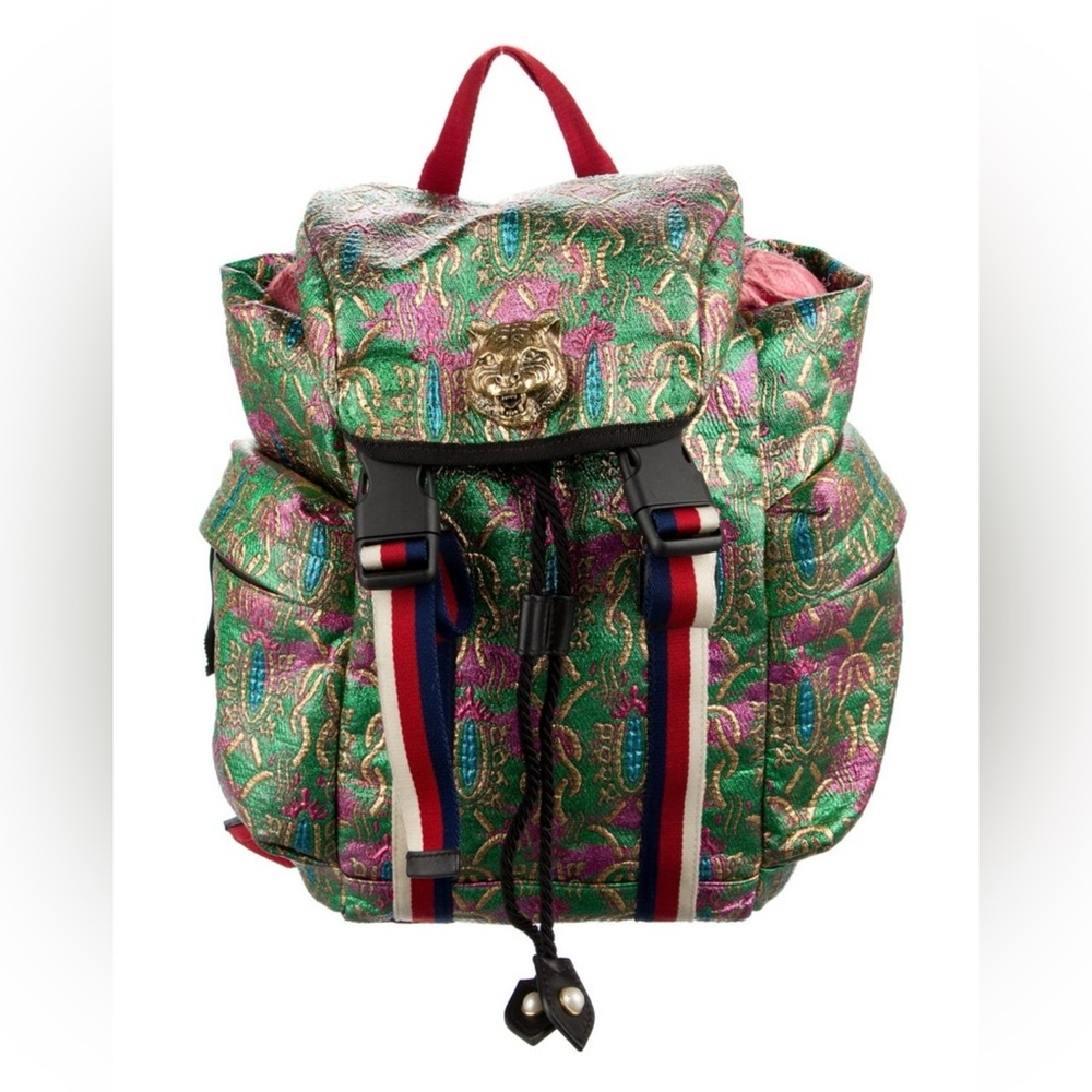 Gucci Brocade Backpack